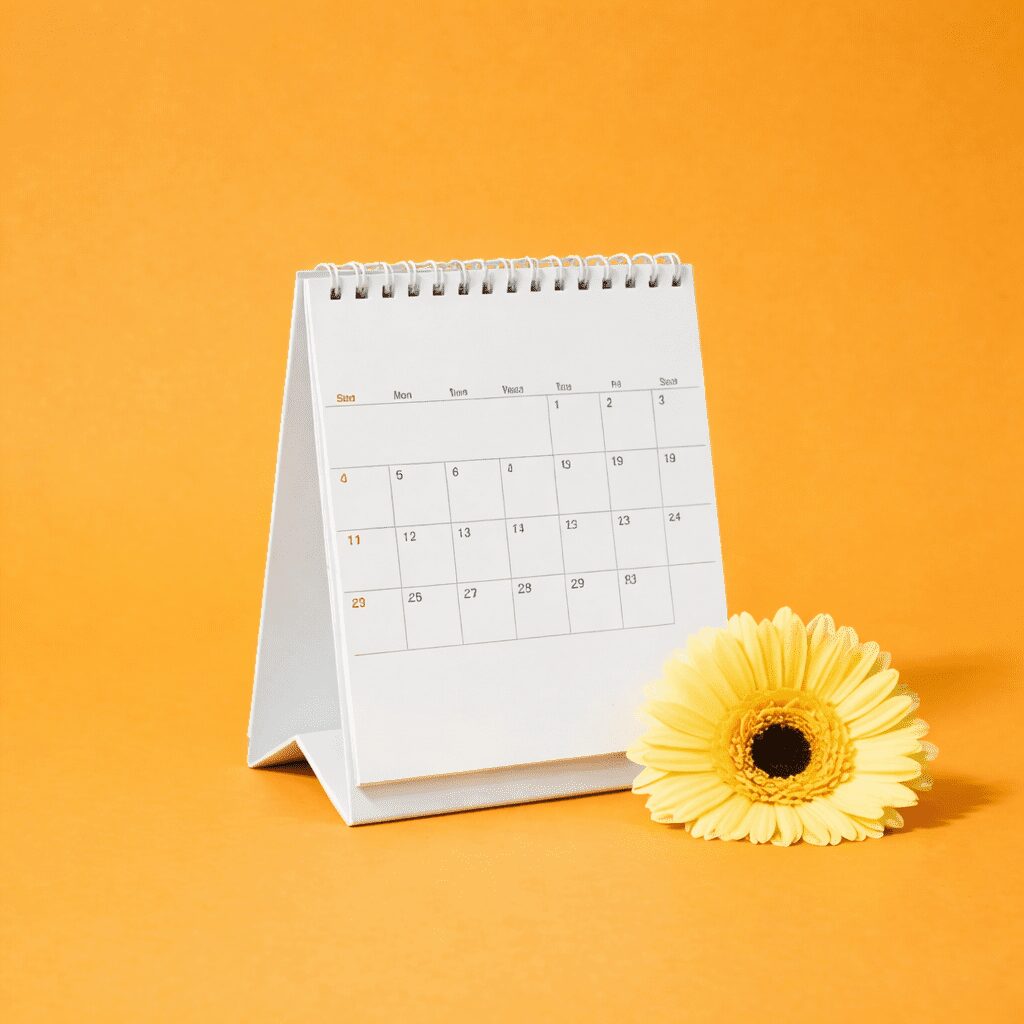 Calendario de ventana fertil y ovulacion