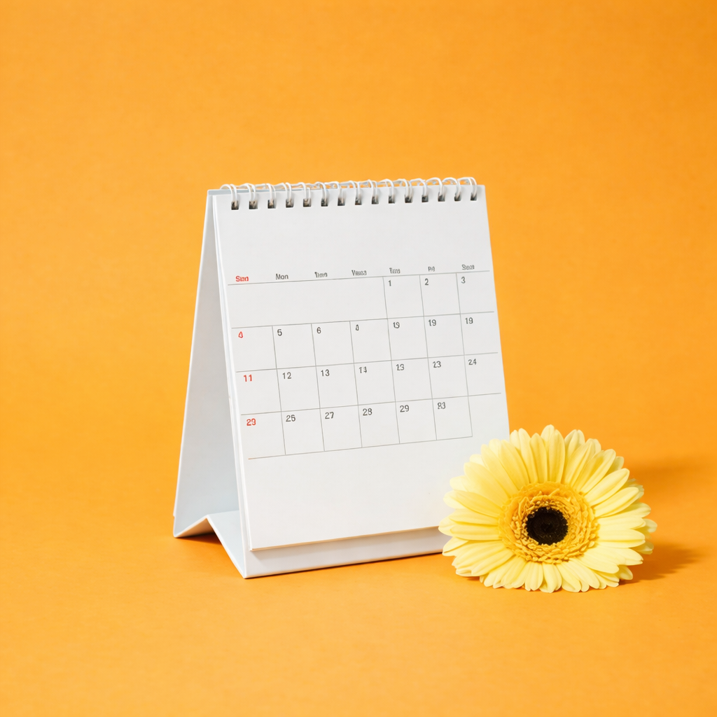 Calendario de ventana fertil y ovulacion