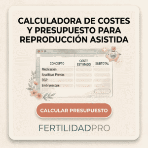 calculadora de costes de reproducción asistida en España interactiva