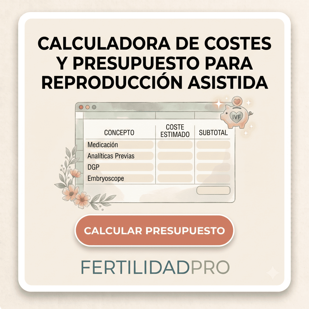 calculadora de costes de reproducción asistida en España interactiva
