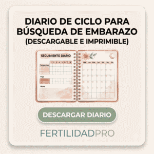 plantilla imprimible del diario del ciclo menstrual