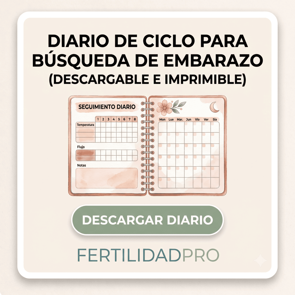 plantilla imprimible del diario del ciclo menstrual
