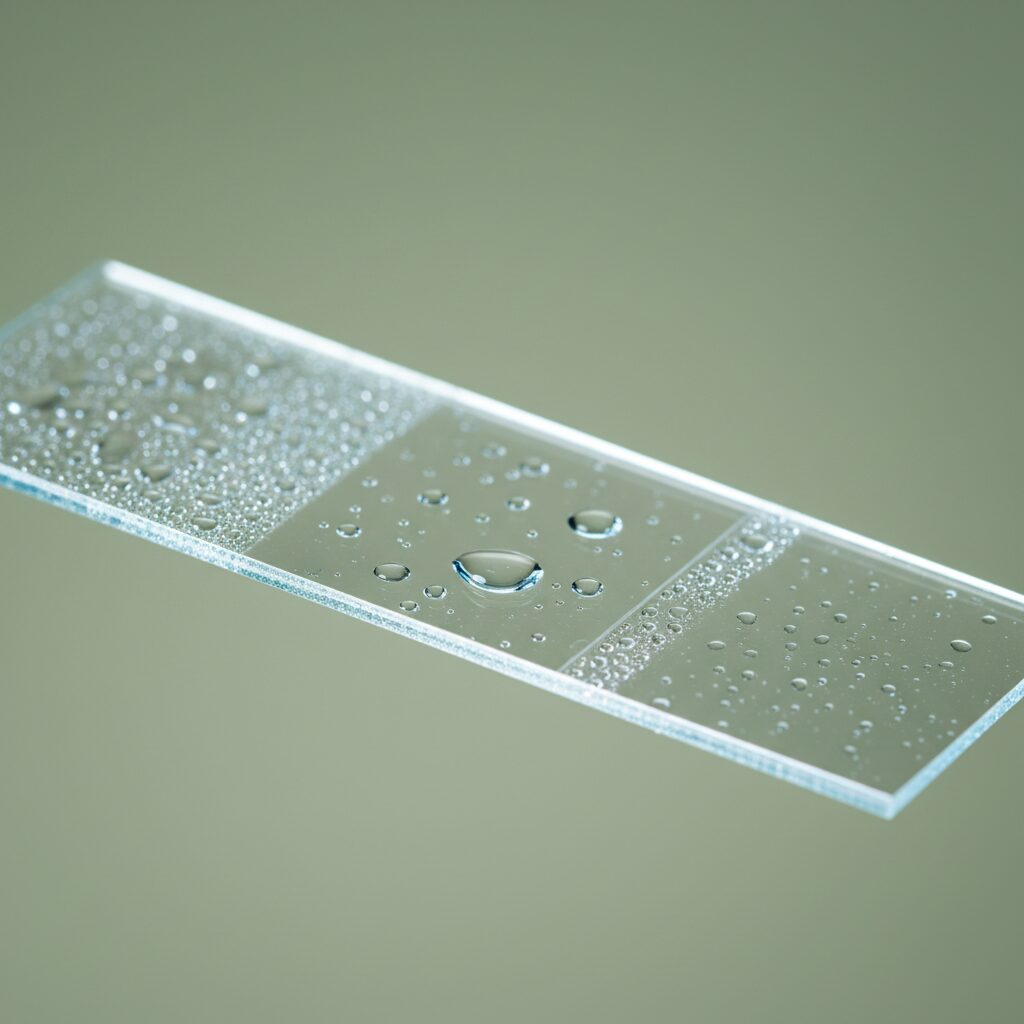 FIV vs. ICSI — glass microscope slide