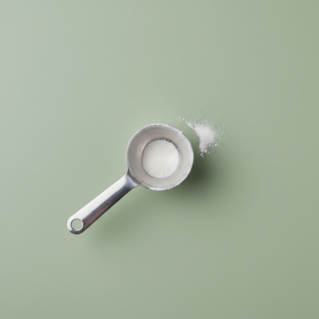 ácido fólico e inositol — supplement measuring scoop