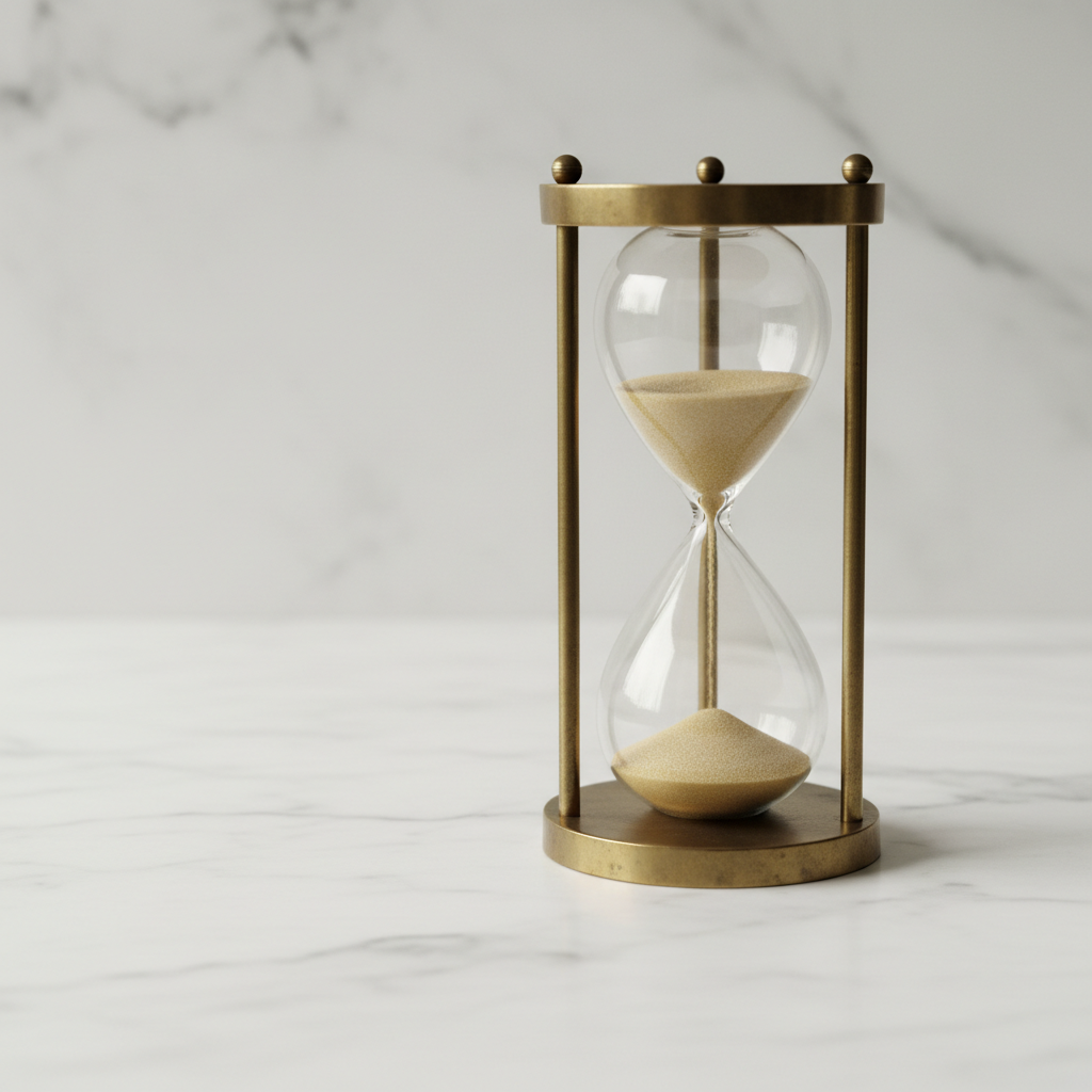 EmbryoScope Time-Lapse — brass hourglass